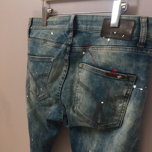 Fear of God Style CK Painted + Ripped Jeans Denim - Picture 13 of 16